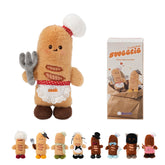 Bazuuyu Sweetie Curator Baguette Bread Plush Blind Box,Collectible Toys Home Decorations,Cute Bag Charm Pendant for Purse & Backpack, Holiday Birthday Gifts for Girls and Boys