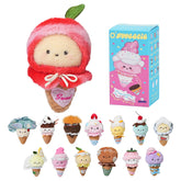 Bazuuyu 0℃Sweetie-Icecream Plush Blind Box, Kawaii Detachable Swapable Cone Stuffed Doll, Cute Collectible Mystery Toy Gift