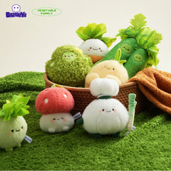 Bazuuyu Vegetable Family Series Plush Toy Use For Home, Desktop, Backpack, or Gift Cute and Lovely Toys