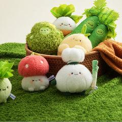 Bazuuyu Vegetable Family Series Plush Toy Use For Home, Desktop, Backpack, or Gift Cute and Lovely Toys