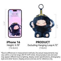 BAZUUYU Sugar Lab Collectible Plush Doll Blind Box 4.72 in, Random Design Action Figures Collectible Toys Home Decorations,Cute Bag Charm Pendant for Purse & Backpack,Single Box