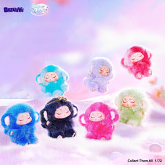 Whole Set -BAZUUYU Sugar Lab Collectible Plush Doll Blind Box 4.72 in, Random Design Action Figures Collectible Toys Home Decorations,Cute Bag Charm Pendant for Purse & Backpack