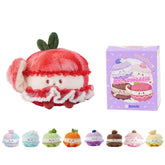 Bazuuyu 100% Sweetie Macaron Plush Blind Box,Collectible Toys Home Decorations,Cute Bag Charm Pendant for Purse & Backpack, Holiday Birthday Gifts for Girls and Boys
