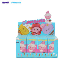 Bazuuyu 0℃Sweetie-Icecream Plush Blind Box, Kawaii Detachable Swapable Cone Stuffed Doll, Cute Collectible Mystery Toy Gift
