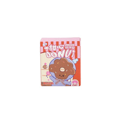 Bazuuyu-Sweetie Donut Plush Blind Box, Cute Donut Stuffed Keychain, Soft Fluffy Bag Charm, Kawaii Dessert Plush Pendant, Collectible Toy Gift for Girls And Boys
