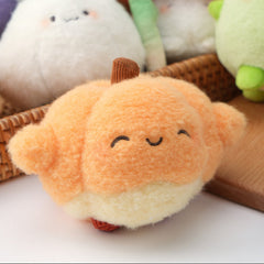 Bazuuyu Vegetable Family Series Plush Keychain Use For Keys Bag Backpack Phone Case Charm Cute And Funny Toys