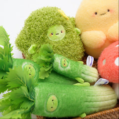 Bazuuyu Vegetable Family Series Plush Toy Use For Home, Desktop, Backpack, or Gift Cute and Lovely Toys