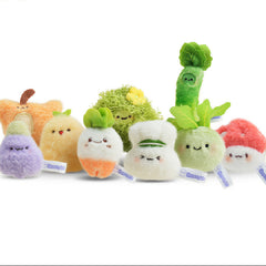 Bazuuyu Vegetable Family Series Plush Stuffed Toy Use For Backpack Charm Or Refrigerator Magnet Lovely And Cute Toys
