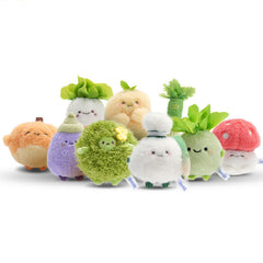 Bazuuyu Vegetable Family Series Plush Keychain Use For Keys Bag Backpack Phone Case Charm Cute And Funny Toys