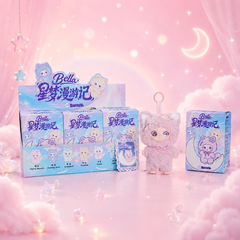 Whole Set- BELLA'S STARRY JOURNEY VNYL PLUSH BLIND BOX, Random Design Action Figures Collectible Toys Home Decorations,Cute Bag Charm Pendant for Purse & Backpack