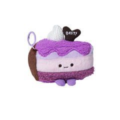 Bazuuyu ⅛Sweetie-Purple Sweet Potato Cake Plush Pendant Collectible Toys Home Decorations,Cute Bag Charm Pendant for Purse & Backpack, Holiday Birthday Gifts for Girls and Boys,5.91 inch