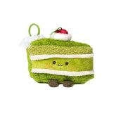 Bazuuyu ⅛Sweetie-Avocado Cake Plush Pendant Collectible Toys Home Decorations,Cute Bag Charm Pendant for Purse & Backpack, Holiday Birthday Gifts for Girls and Boys,5.91 inch