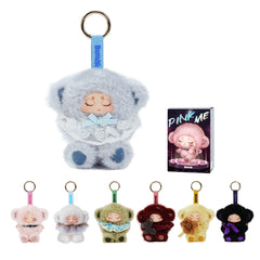 BAZUUYU PINK ME Collectible Plush Doll Blind Box 4.5 in, Random Design Action Figures Collectible Toys Home Decorations,Cute Bag Charm Pendant for Purse & Backpack