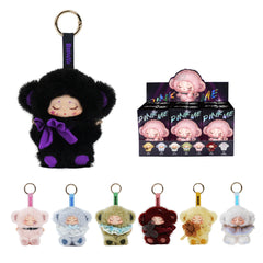 Whole Set -BAZUUYU PINK ME Collectible Plush Doll Blind Box 4.5 in, Random Design Action Figures Collectible Toys Home Decorations,Cute Bag Charm Pendant for Purse & Backpack