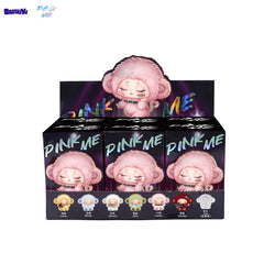 Whole Set -BAZUUYU PINK ME Collectible Plush Doll Blind Box 4.5 in, Random Design Action Figures Collectible Toys Home Decorations,Cute Bag Charm Pendant for Purse & Backpack