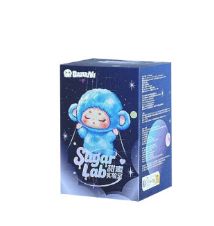 BAZUUYU Sugar Lab Collectible Plush Doll Blind Box 4.72 in, Random Design Action Figures Collectible Toys Home Decorations,Cute Bag Charm Pendant for Purse & Backpack,Single Box