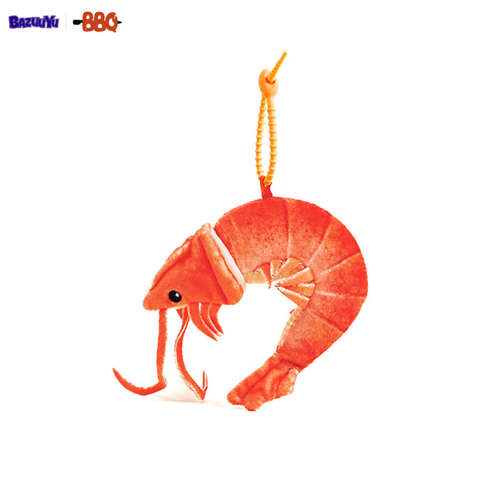Bazuuyu BBQ Restaurant Seafood series Plush toy-Shrimp
