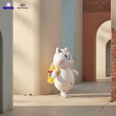 BAZUUYU MaoMaoMao Backpack Series Plush Blind Box with Earphone Storage, Collectible Toys Home Decorations,Cute Bag Charm Pendant for Purse & Backpack, Holiday Birthday Gifts for Girls and Boys,Single Box