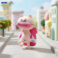 BAZUUYU Backpack Series Plush Blind Box with Earphone Storage, Collectible Toys Home Decorations,Cute Bag Charm Pendant for Purse & Backpack, Holiday Birthday Gifts for Girls and Boys,Single Box