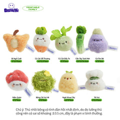 Bazuuyu Vegetable Family Series Plush Stuffed Toy Use For Backpack Charm Or Refrigerator Magnet Lovely And Cute Toys