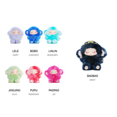 BAZUUYU Sugar Lab Collectible Plush Doll Blind Box 4.72 in, Random Design Action Figures Collectible Toys Home Decorations,Cute Bag Charm Pendant for Purse & Backpack,Single Box