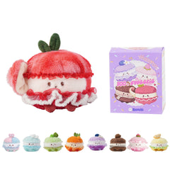 Bazuuyu 100% Sweetie Macaron Plush Blind Box,Collectible Toys Home Decorations,Cute Bag Charm Pendant  for Purse & Backpack, Holiday Birthday Gifts for Girls and Boys