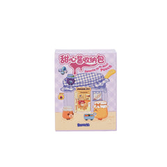Bazuuyu Sweetie Jam Mini Pouch Blind Box, Cute Fruit Jam Plush Coin Purse, Fluffy Zipper Storage Bag, Kawaii Plush Keychain Bag Charm, Collectible Surprise Gift