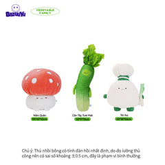 Bazuuyu Vegetable Family Series  Plush Toy Use For Home, Desktop, Backpack, or Gift Cute and Lovely Toys