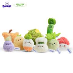 Bazuuyu Vegetable Family Series Plush Stuffed Toy Use For Backpack Charm Or Refrigerator Magnet Lovely And Cute Toys