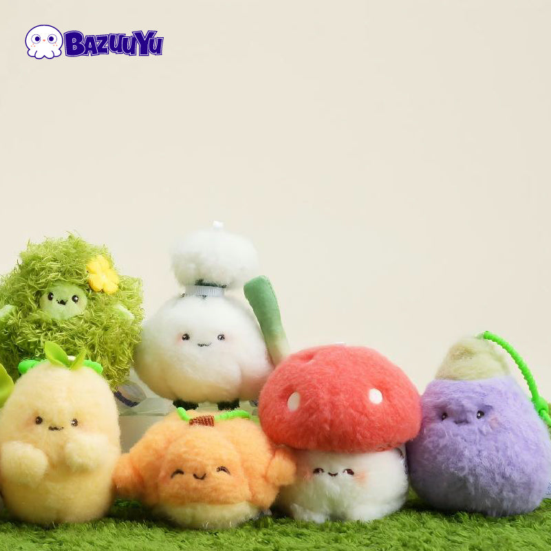 Bazuuyu Vegetable Family- Mr. Garlic Plush Toys