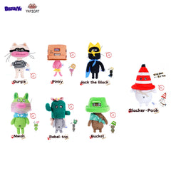 BAZUUYU Thief Series Plush Blind Box, Collectible Toys Home Decorations,Cute Bag Charm Pendant for Purse & Backpack, Holiday Birthday Gifts for Girls and Boys,Single Box