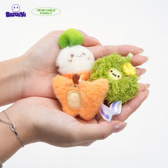 Bazuuyu Vegetable Family Series Plush Stuffed Toy Use For Backpack Charm Or Refrigerator Magnet Lovely And Cute Toys
