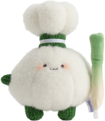 Bazuuyu Vegetable Family- Mr. Garlic Plush Toys