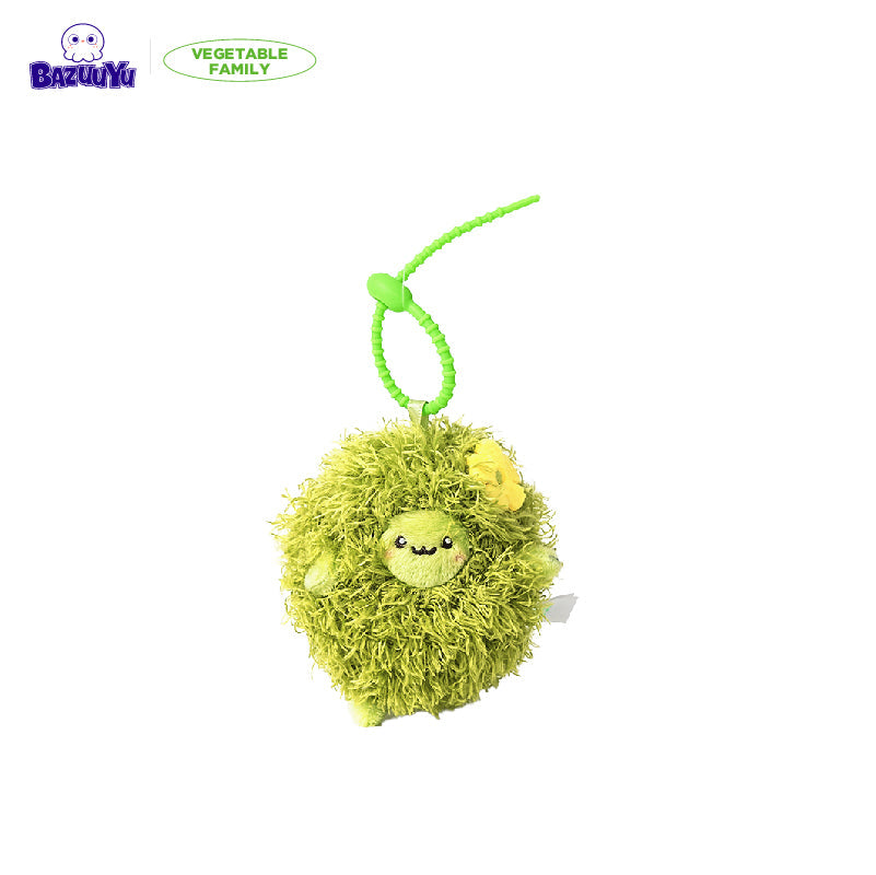 Bazuuyu Vegetable Family Series Plush Keychain Use For Keys Bag Backpack Phone Case Charm Cute And Funny Toys