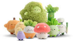 Bazuuyu Vegetable Family- Mr. Garlic Plush Toys