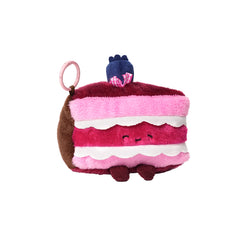 Bazuuyu ⅛Sweetie-Raspberry Cake Plush Pendant Collectible Toys Home Decorations,Cute Bag Charm Pendant for Purse & Backpack, Holiday Birthday Gifts for Girls and Boys,5.91 inch