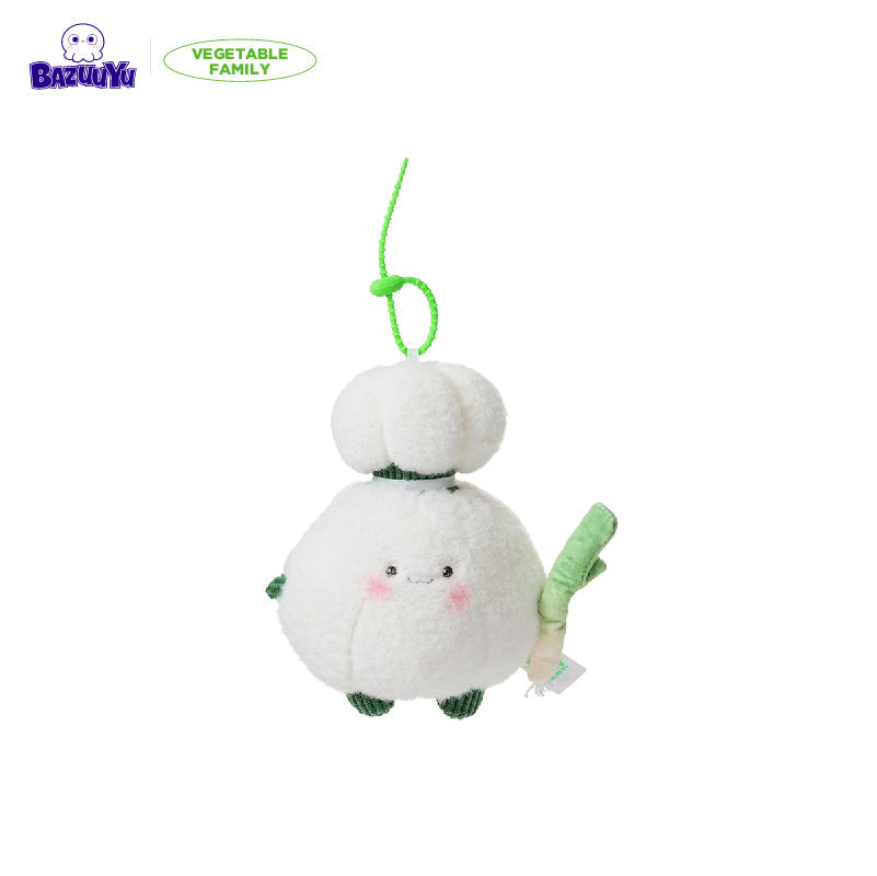 Bazuuyu Vegetable Family Series Plush Keychain Use For Keys Bag Backpack Phone Case Charm Cute And Funny Toys