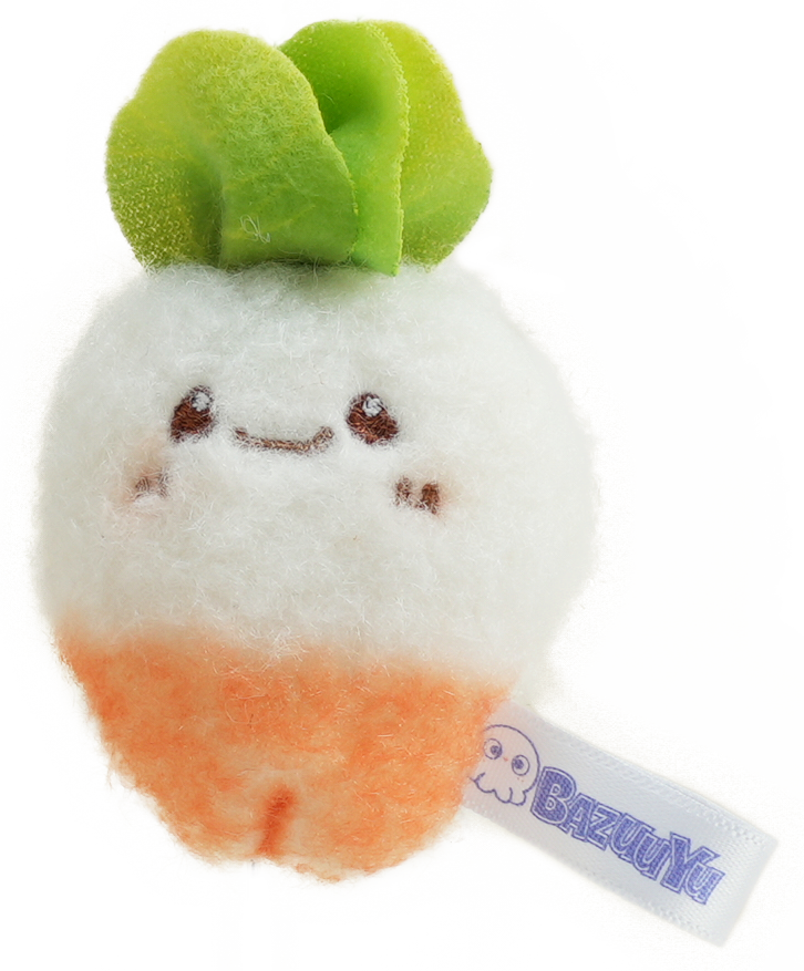 Bazuuyu Vegetable Family- Miss. Carrot Plush Toys