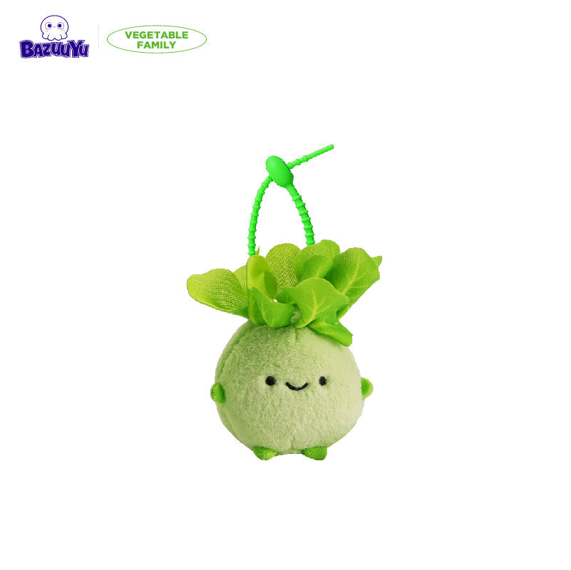 Bazuuyu Vegetable Family Series Plush Keychain Use For Keys Bag Backpack Phone Case Charm Cute And Funny Toys