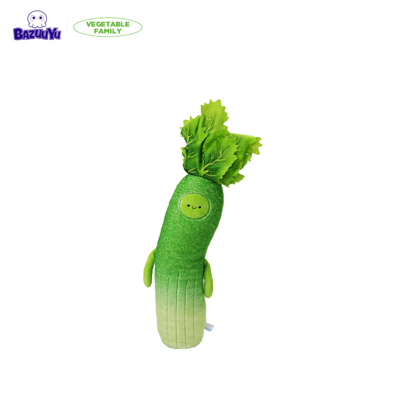 Плюшевые игрушки «Семейство овощей Базую» — свежий сельдерей. 
