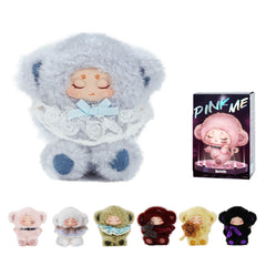BAZUUYU PINK ME Collectible Plush Doll Blind Box 4.5 in, Random Design Action Figures Collectible Toys Home Decorations,Cute Bag Charm Pendant for Purse & Backpack,Single Box