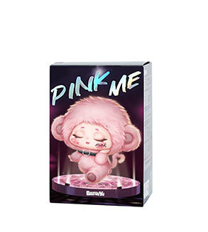 BAZUUYU PINK ME Collectible Plush Doll Blind Box 4.5 in, Random Design Action Figures Collectible Toys Home Decorations,Cute Bag Charm Pendant for Purse & Backpack,Single Box